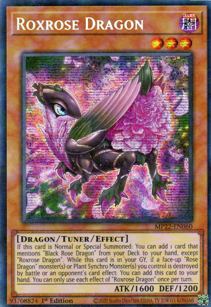 Roxrose Dragon MP22-EN060 Secret rare