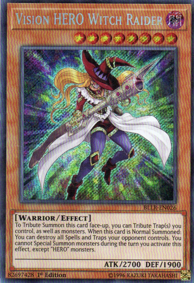 Vision HERO Witch Raider BLLR-EN026 Secret rare