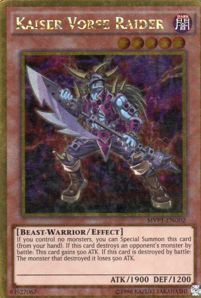 Kaiser Vorse Raider MVP1-ENG02 Gold rare