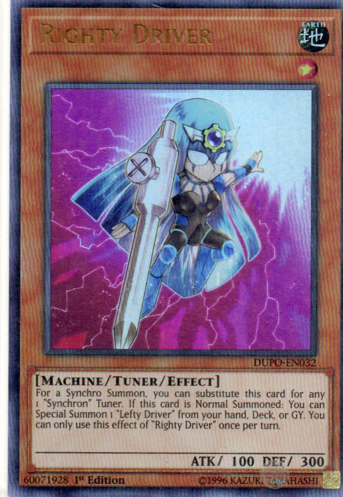Righty Driver DUPO-EN032 Ultra rare