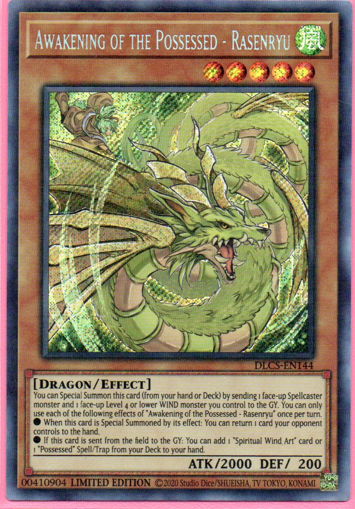 Awakening of the Possessed - Rasenryu DLCS-EN144 Secret rare