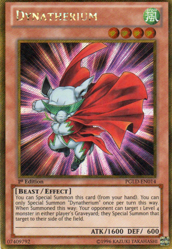 Dynatherium PGLD-EN014 Gold rare