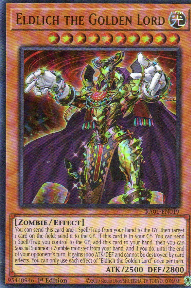 Eldlich the Golden Lord RA01-EN019 Ultra rare