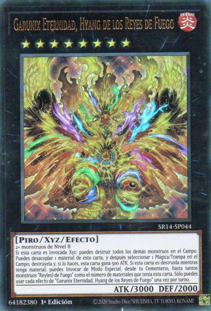 Garunix Eternidad, Hyang de los Reyes de Fuego SR14-SP044 Ultra rare