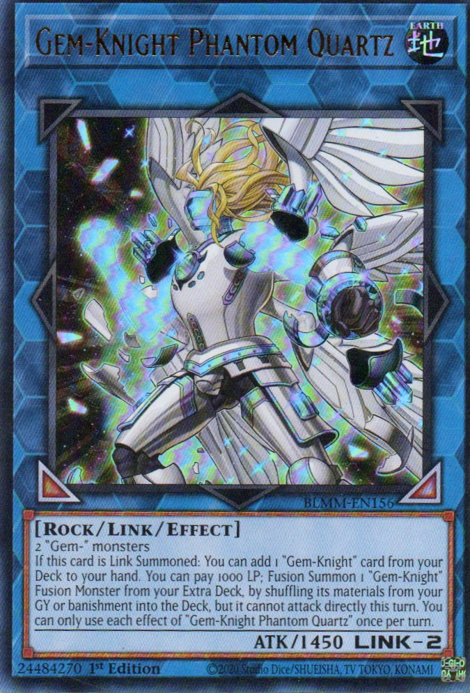 Gem-Knight Phantom Quartz BLMM-EN156 Ultra rare