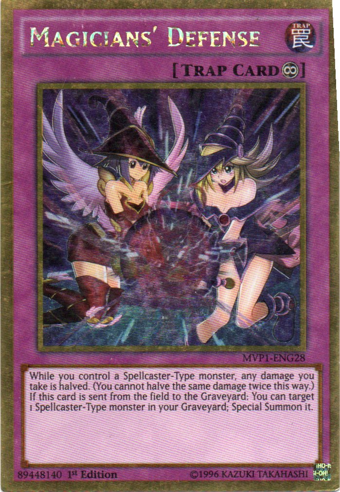 Magician's Defense MVP1-ENG28 Gold rare