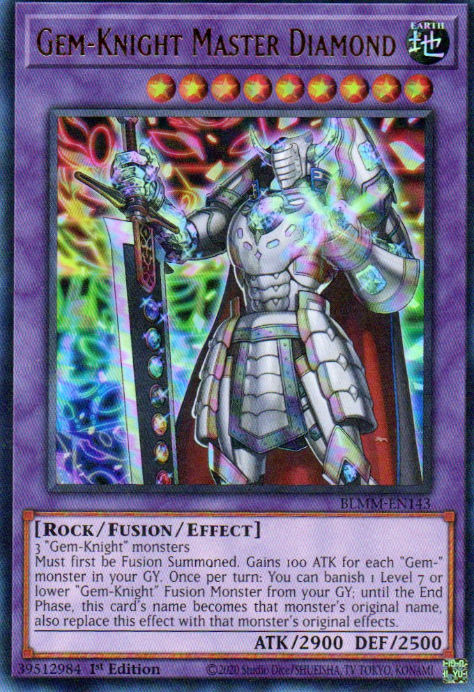 Gem-Knight Master Diamond BLMM-EN143 Ultra rare
