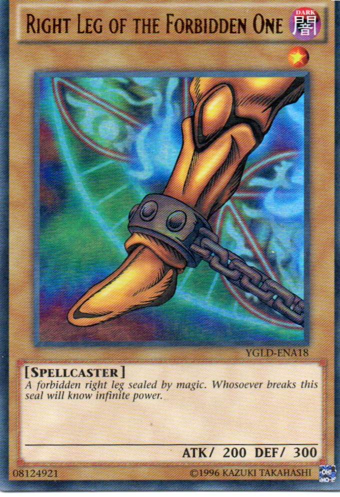 Right Leg of the Forbidden One YGLD-ENA18 Ultra rare