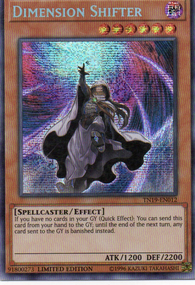 Dimension Shifter TN19-EN012 Secret rare