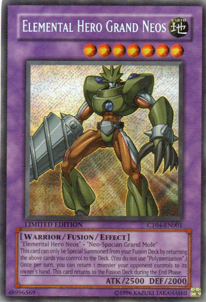 Elemental HERO Grand Neos CT04-EN001 Secret rare