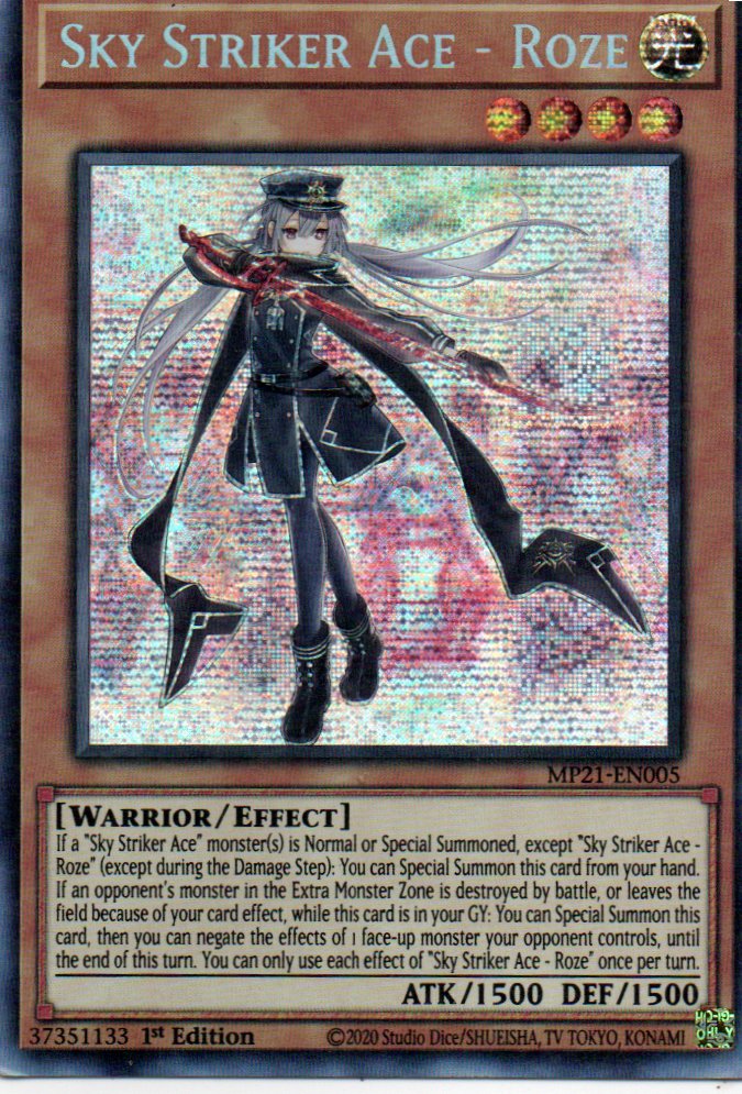 Sky Striker Ace - Roze MP21-EN005 Secret rare