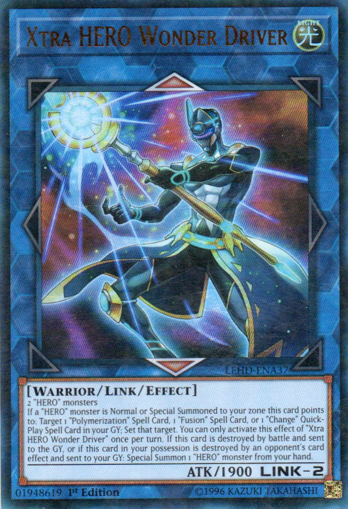 Xtra HERO Wonder Driver BLC1-EN031 Ultra rare