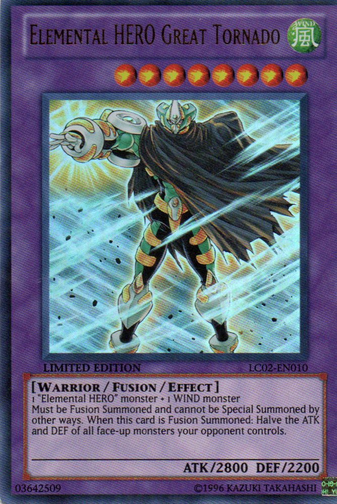 Elemental HERO Great Tornado LC02-EN010 Ultra rare