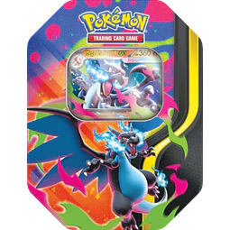 Pokemon tcg: Mega Charizard X ex Tin ingles