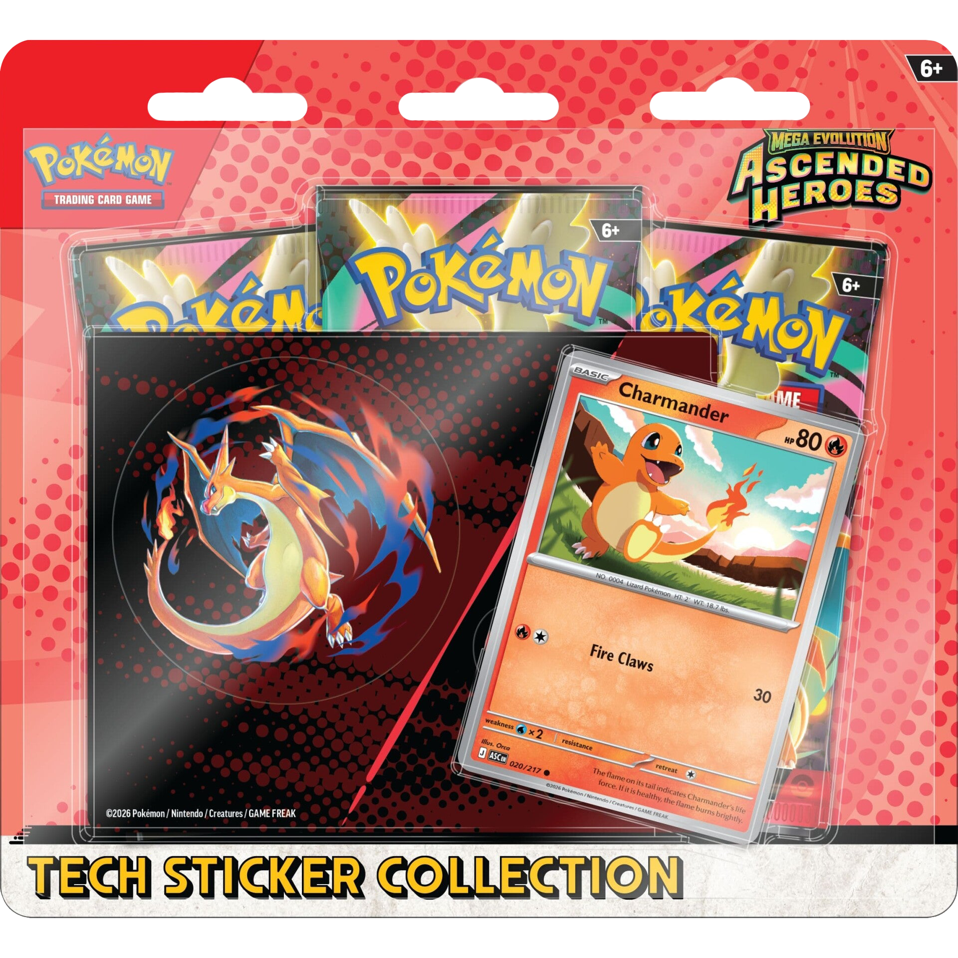 Charizard Charmander Collection Ascended Heroes Pokemon TCG Ingles