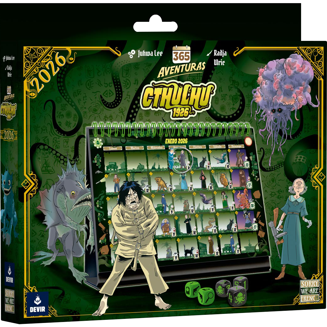 Calendario 365 Adventures Cthulhu 2026