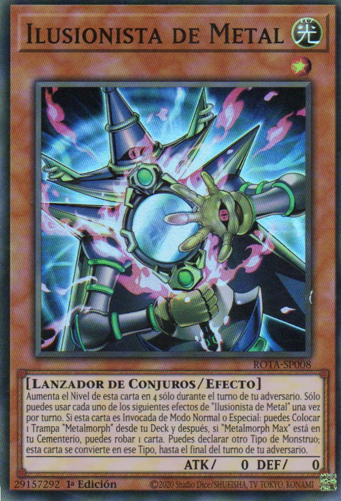 Ilusionista de Metal ROTA-SP008 Super rare