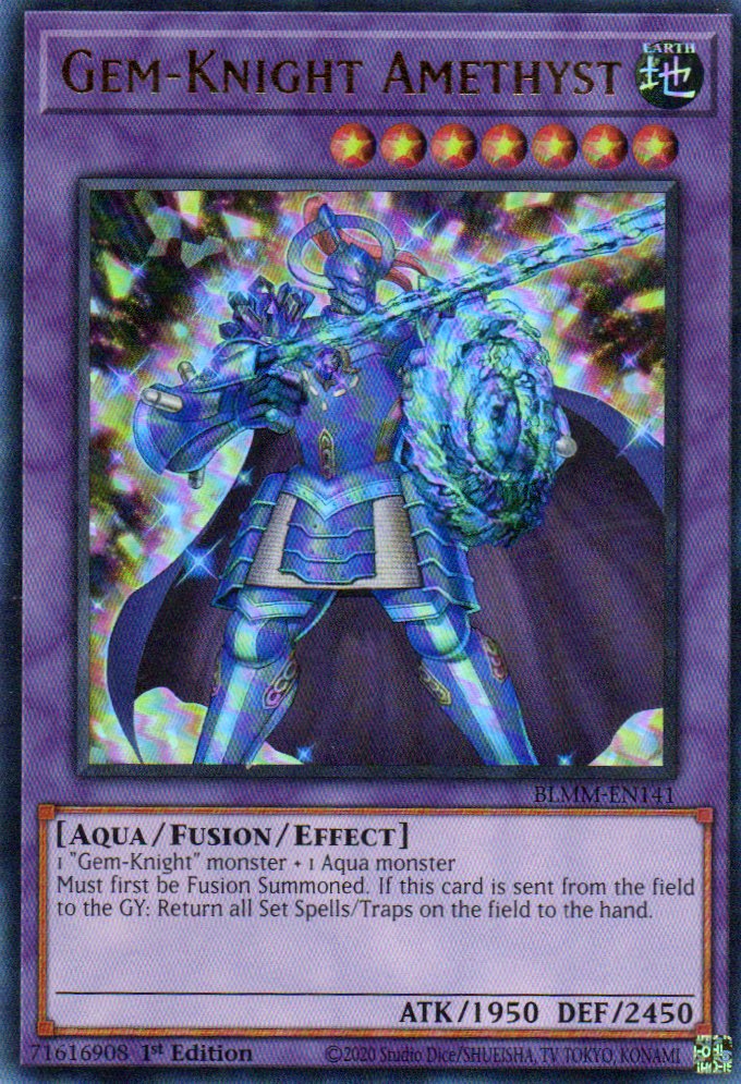 Gem-Kight Amethyst BLMM-EN141 Ultra rare