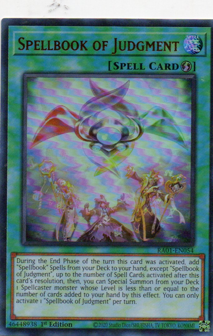 Spellbook of Judgment RA01-EN054 Ultra rare