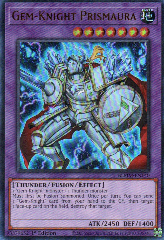 Gem-Knight Prismaura BLMM-EN140 Ultra rare