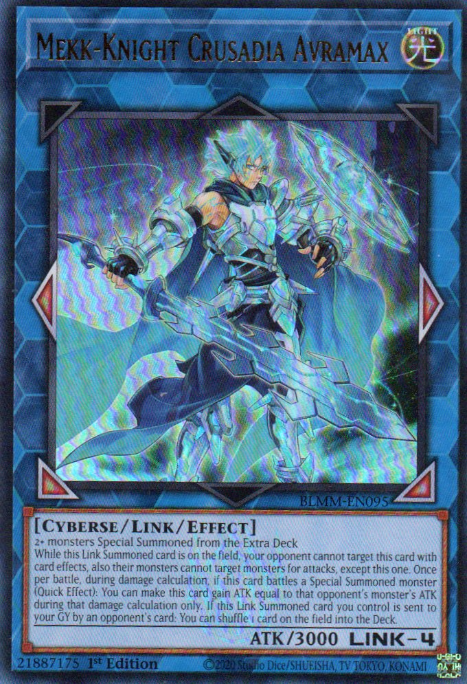 Mekk-Knight Crusadia Avramax BLMM-EN095 Ultra rare