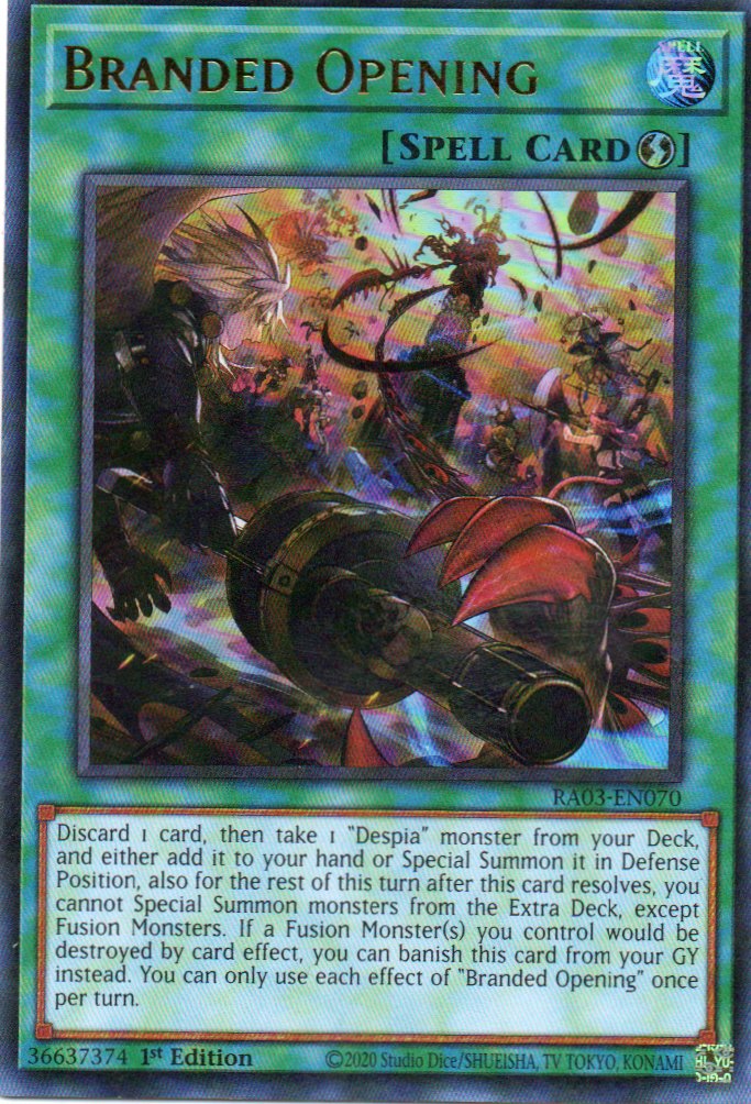 Branded Opening RA03-EN070 Ultra rare