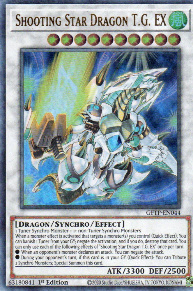 Shooting Star Dragon T.G. EX GFTP-EN044 Ultra rare