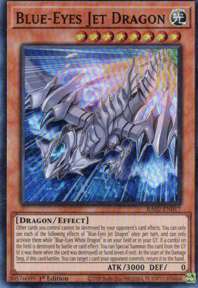 Blue-Eyes Jet Dragon RA02-EN017 Super rare