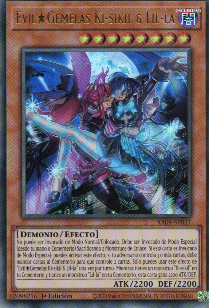 Evil*Gemelas Ki-sikil & Lil-la RA04-EN037 Ultra rare