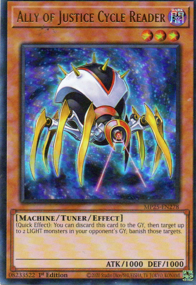 Ally of Justice Cycle Reader MP25-EN278 Ultra rare