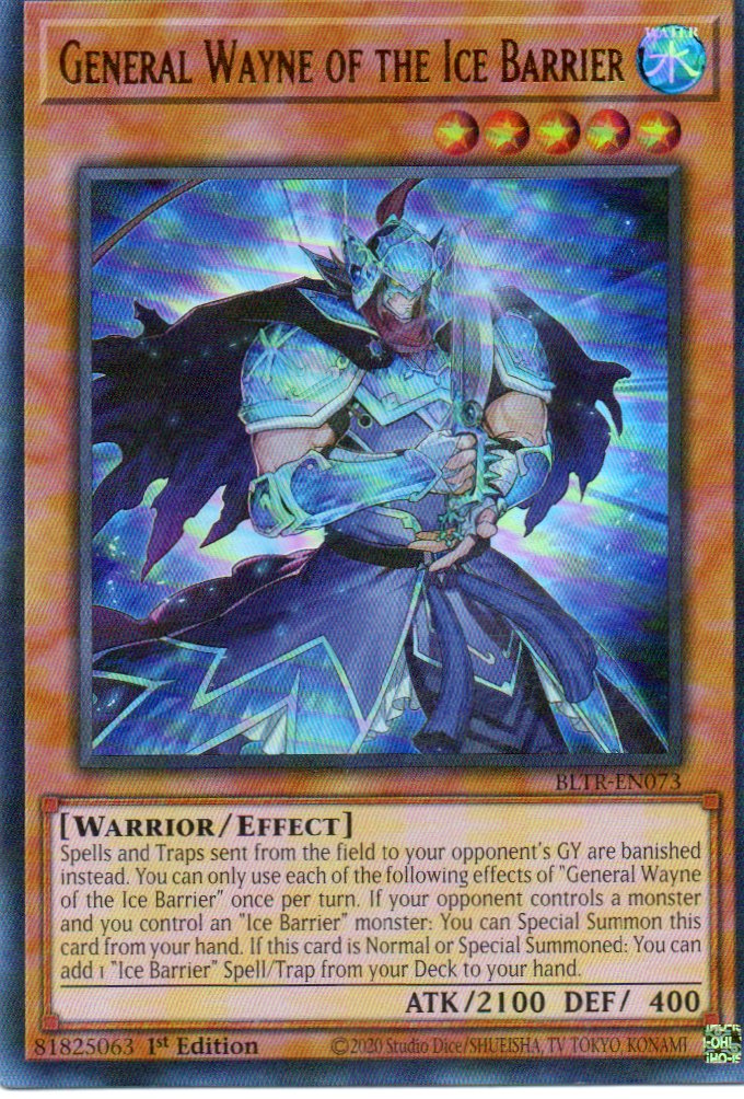 General Wayne of the Ice Barrier BLTR-EN073 Ultra rare