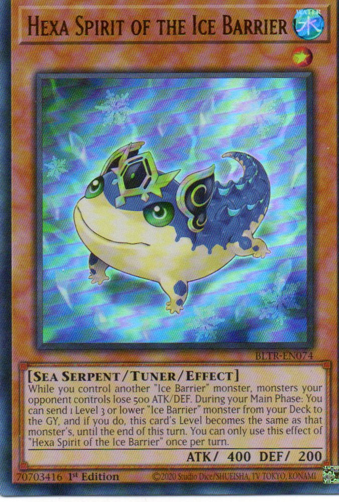 Hexa Spirit of the Ice Barrier BLTR-EN074 Ultra rare