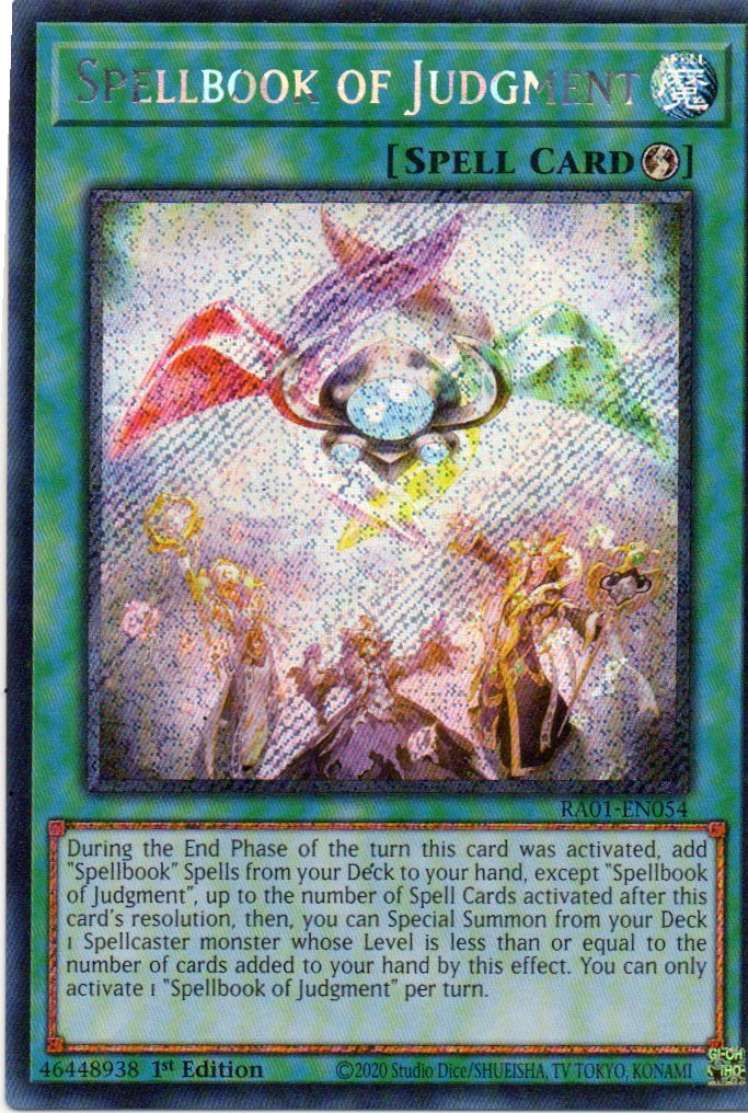 Spellbook of Judgment RA01-EN054 Platinum rare