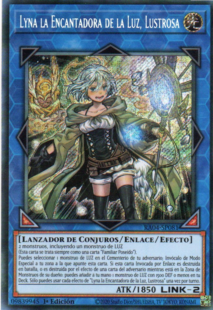 Lyna la Encantadora de la luz, Lustrosa RA04-SP081 Secret rare