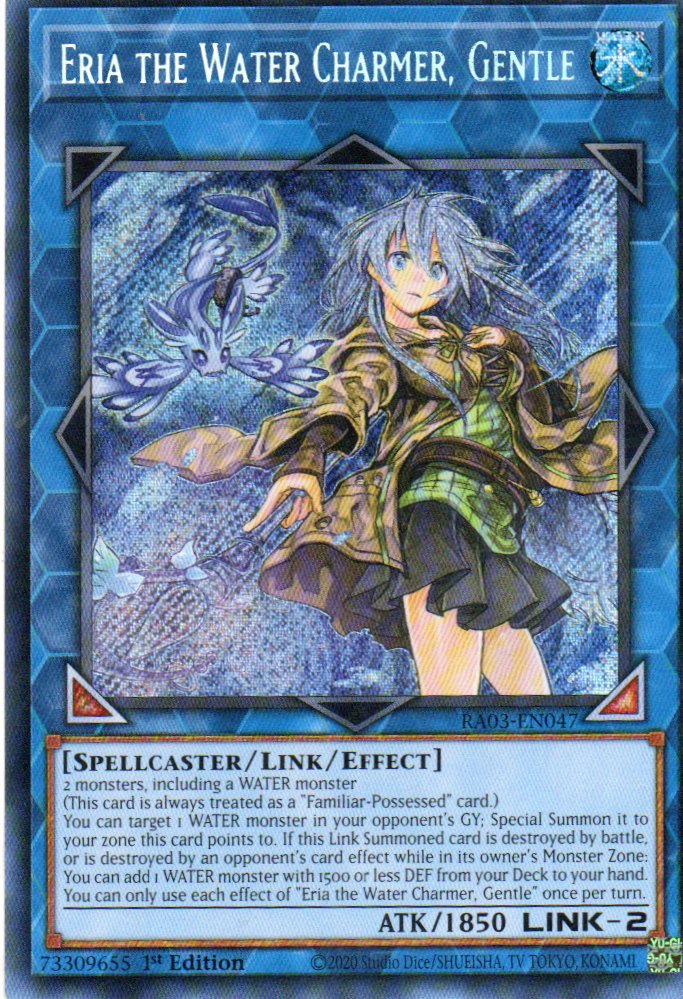 Eria the Water Charmer, Gentle RA04-EN047 Secret rare