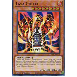 Lava Golem RA01-EN001 Super rare