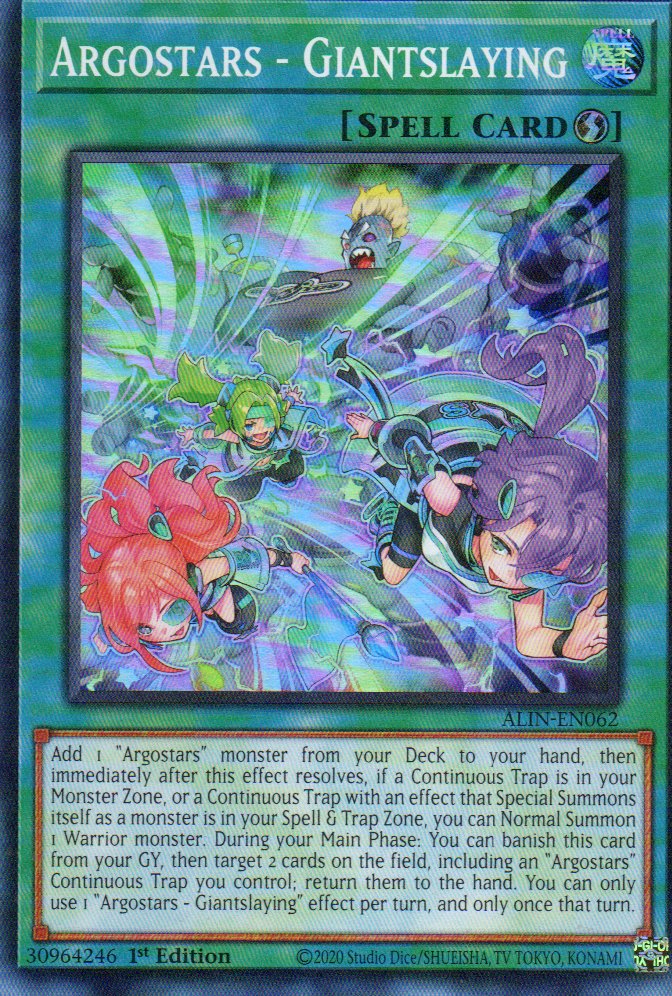 Argostars - Giantslaying ALIN-EN062 Super rare