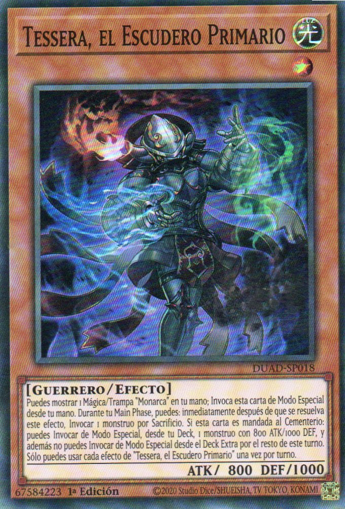 Tessera, el Escudero Primario DUAD-SP018 Super rare