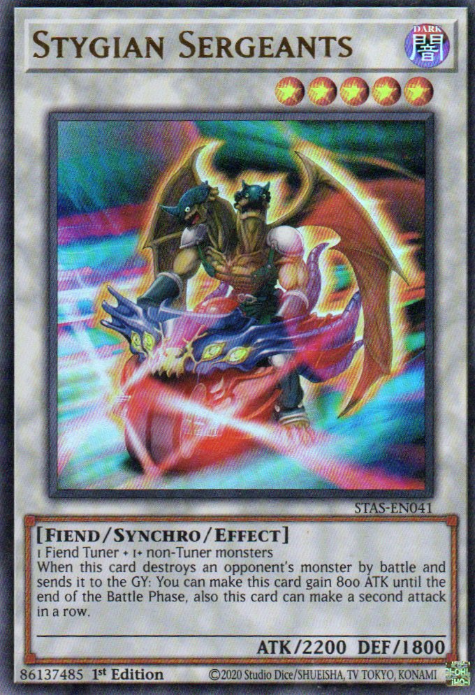 Stygian Sergeants STAS-EN041 Ultra rare