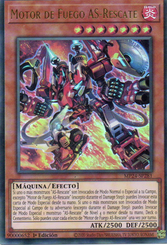Motor de Fuego AS-Rescate MP24-SP281 Ultra rare