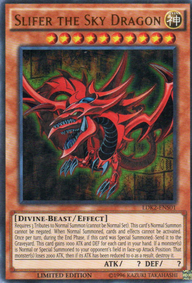 Slifer the Sky Dragon LDK2-ENS01 Ultra rare