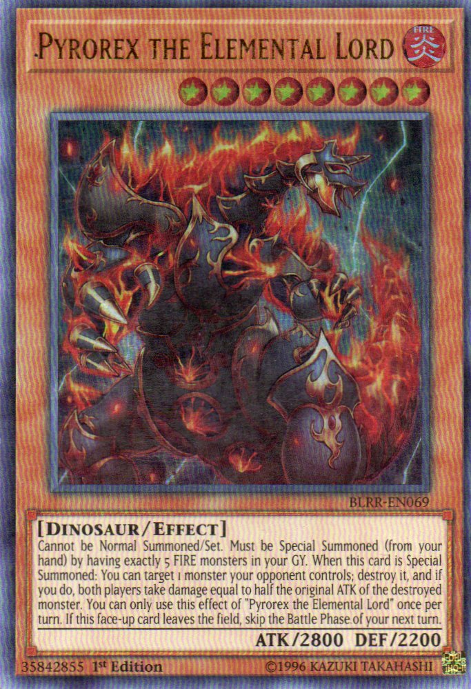 Pyrorex the Elemental Lord BLRR-EN069 Ultra rare