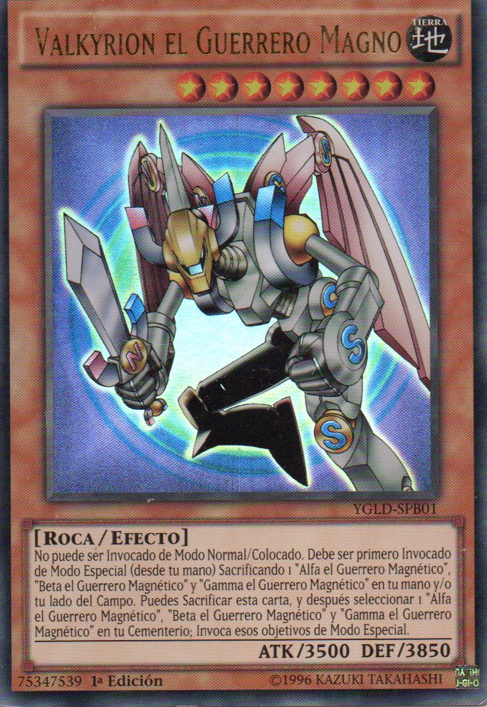 Valkyrion el Guerrero Magno YGLD-SPB01 Ultra rare