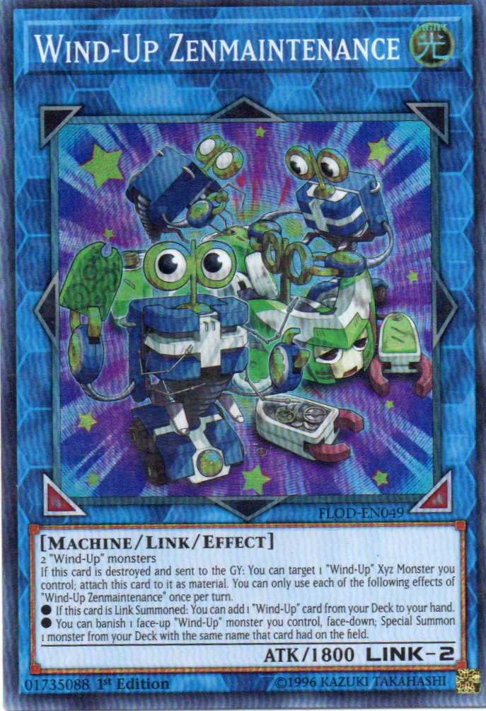 Wind-Up Zenmaintenance FLOD-EN049 Super rare