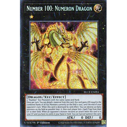 Number 100: Numeron Dragon BLCR-EN084 Secret rare