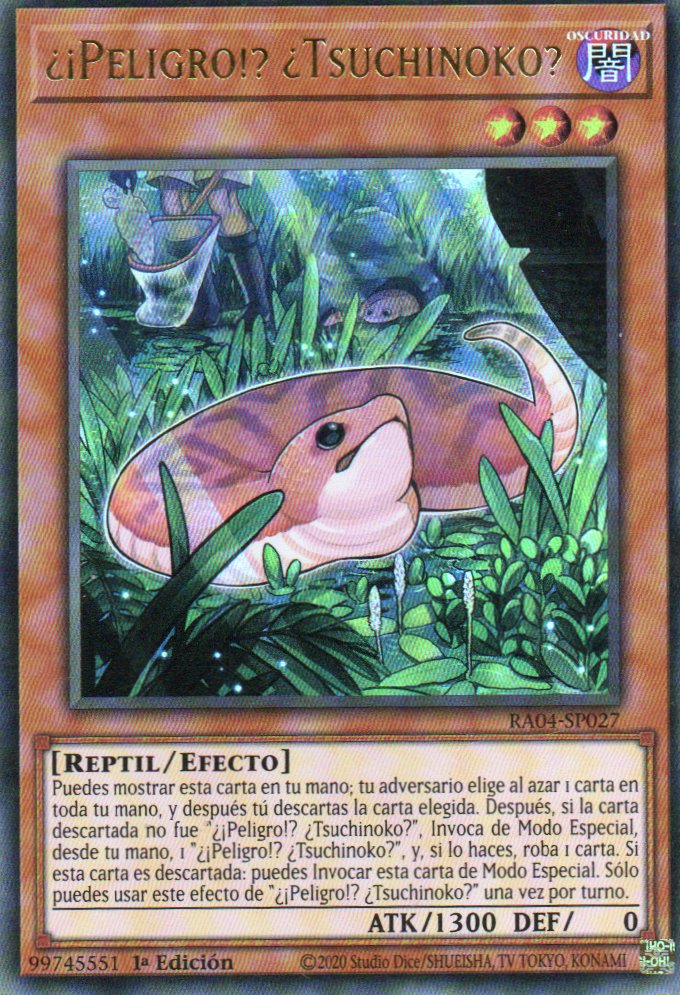 ¿¡Peligro!? ¿Tsuchinoko? RA04-SP027 Ultra rare
