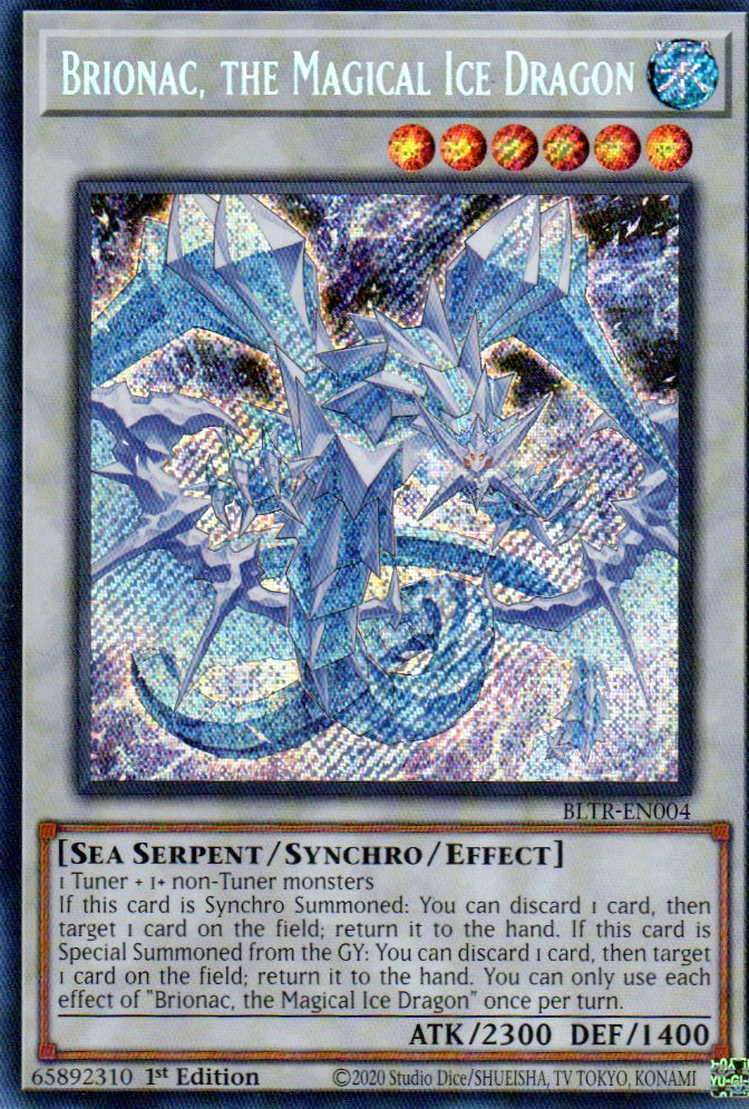Brionac, the Magical Ice Dragon BLTR-EN004 Secret rare