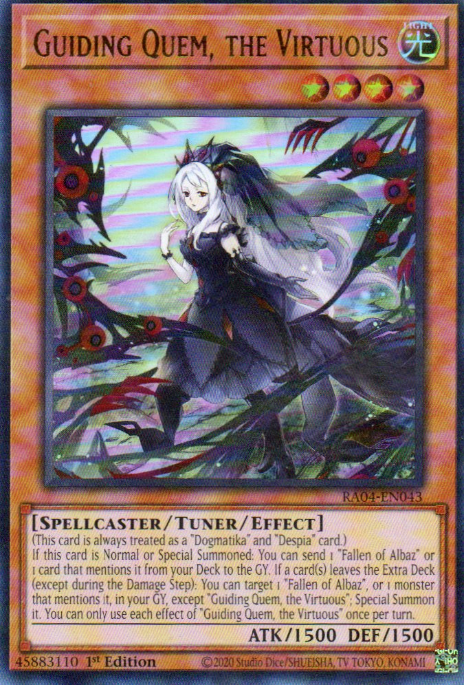 Guiding Quem, the Virtuous RA04-EN043 Ultra rare