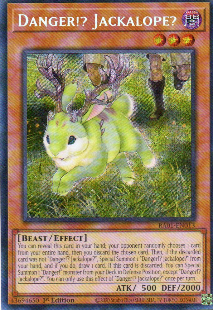 Dangel!? Jackalope¡? RA01-EN013 Secret rare