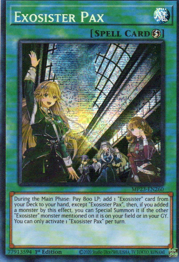 Exosister Pax MP23-EN260 Secret rare